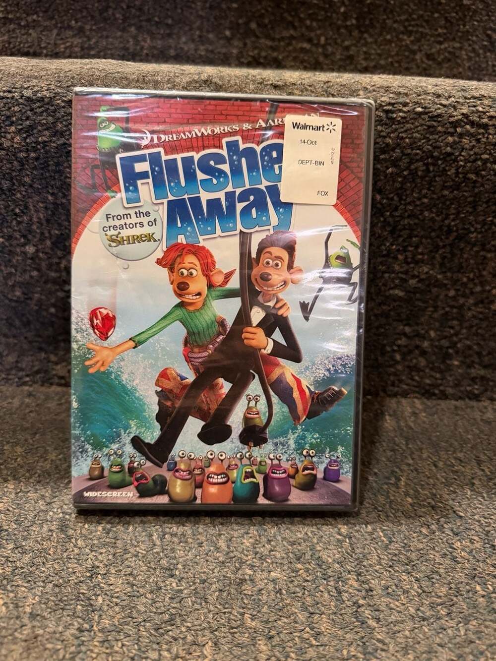 Flushed Away (DVD, 2007, Widescreen) New Sealed